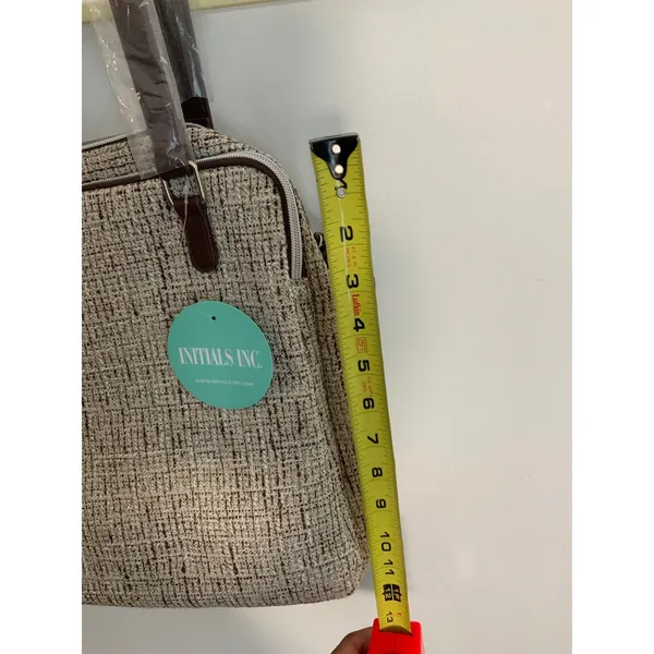 Initial inc tweed shoulder bag NWT‎ Brown - Image 4