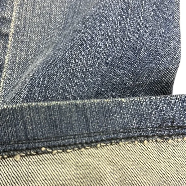7 for all Mankind Justine Bootcut with Laced Ribbon Accent Pockets Blue Jeans 27 - Image 10