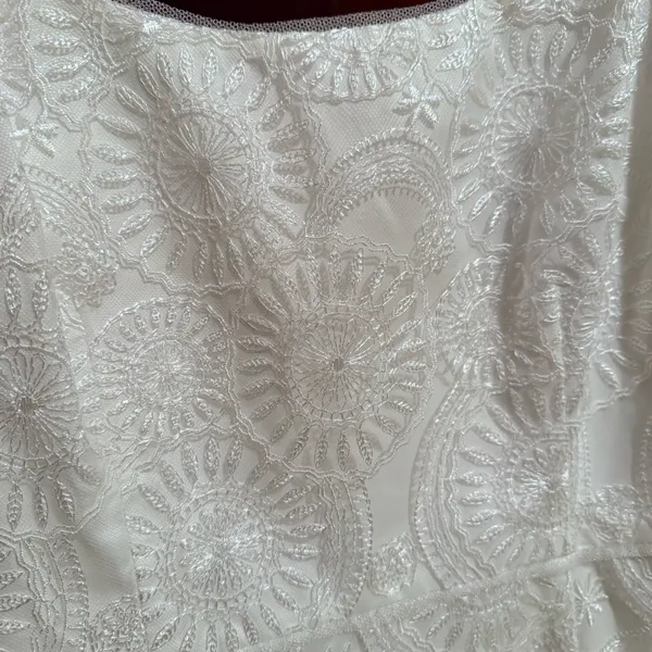NWT Adrianna Papell Embroidered Beaded-Strap Sheath Dress‎ Sz 8 - Image 8