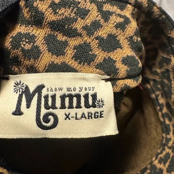 Show Me Your MuMu Brown and Black Leopard Bodysuit - Image 3