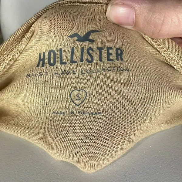 Hollister Tan Bustier Camisole‎ Top S Corset Summer Feminine - Image 5