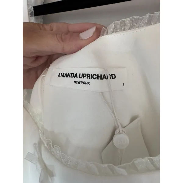 AMANDA UPRICHARD VALETTA DRESS Ivory Sz S NWT $238 - Image 11