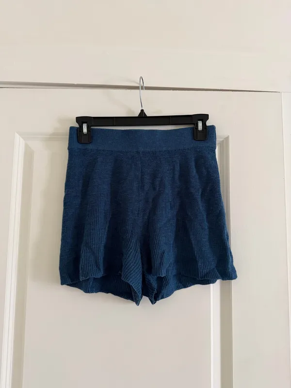 NWT Free People Malibu Solid Surf Set size XS color blue - Image 3