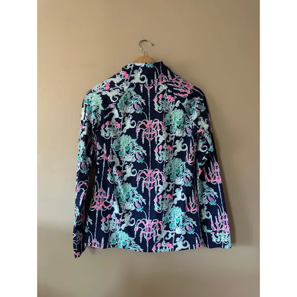 Lilly Pulitzer Skipper Popover in Monkey Trouble Print Size Small NEW WITH TAGS - Image 7