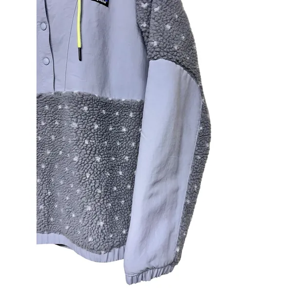 Patagonia Shelled Retro-X Pullover Hooded Salt Grey Gray Heather Women's Size XL - Image 8