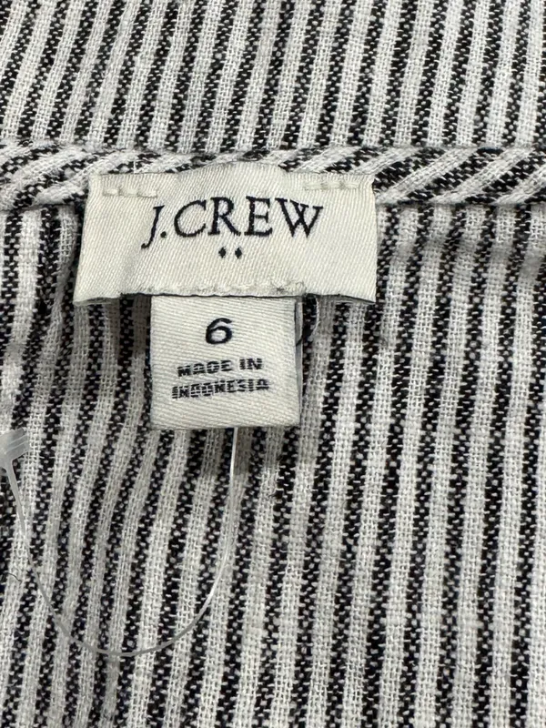 J. Crew Striped Linen Blend Sleeveless Mini Dress Women’s 6 - Image 3