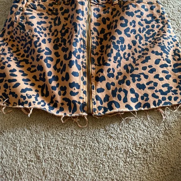 We the free zip it up‎ leopard print skirt 28 - Image 6