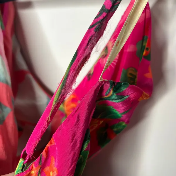 Farm Rio Mixed Flowery Ruffle Midi Dress Size XS - Image 7