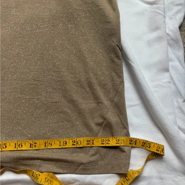 Zara Shimmering Gold Top - Image 11
