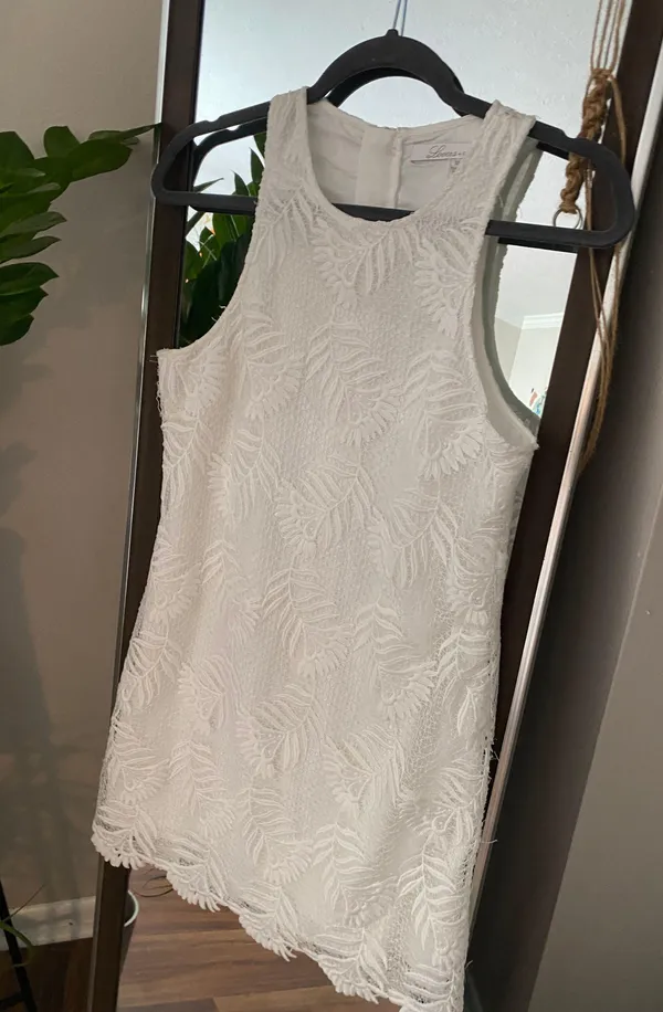 Lovers + Friends Caspian White Lace Dress - Image 2