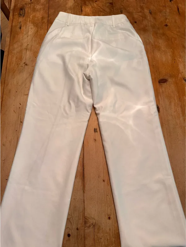 Greylin White Straight-Leg Trousers - Image 2