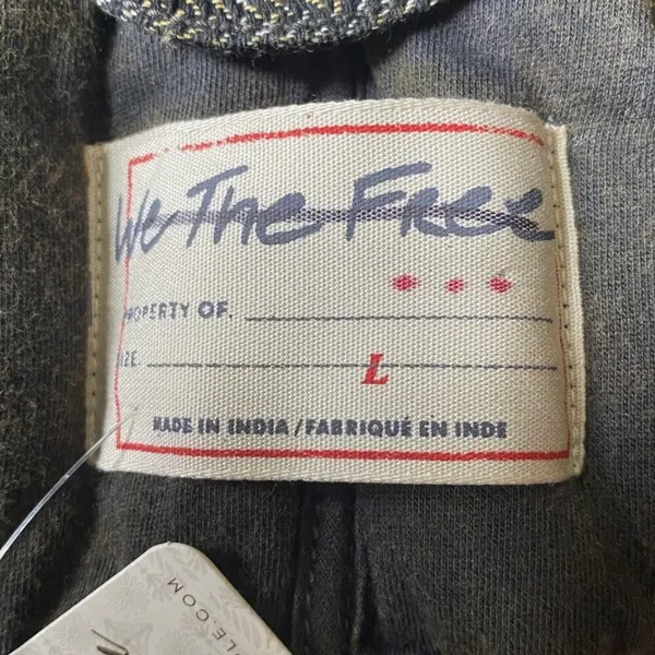 NWT Free People Dolman Quilted Textured Denim Jacket - Image 8