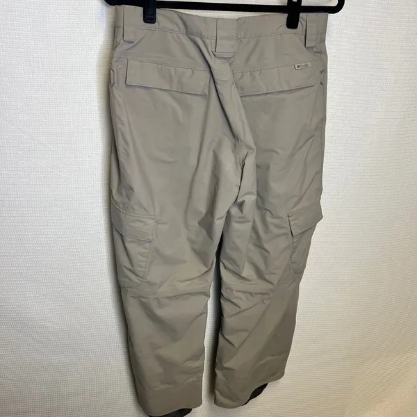 Burton Women Tan Cargo Snowboard Ski Pants Small Khaki Mesh Lined - Image 2