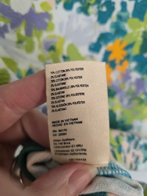 Anthropologie Maeve Floral Top in Teal, Green, Yellow Small - Image 6