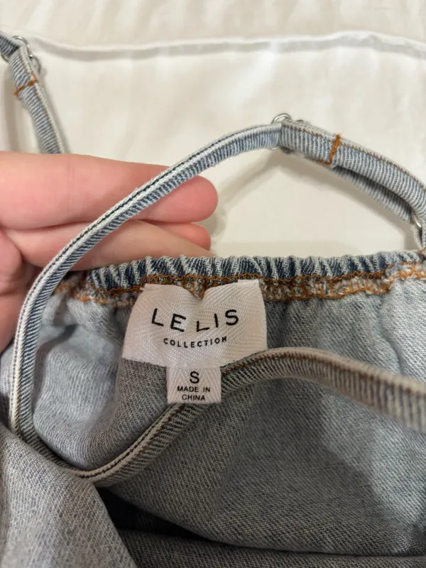 Jean Mini Dress Blue - Image 3