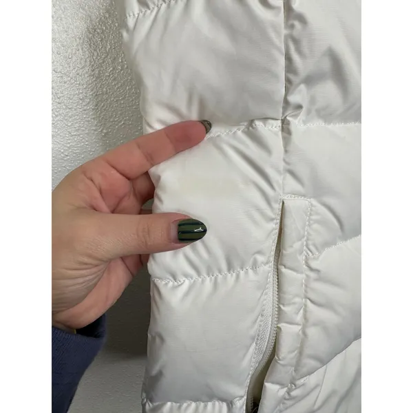 The North Face White Goose Down Puffer‎ Vest Size Xsmall - Image 7