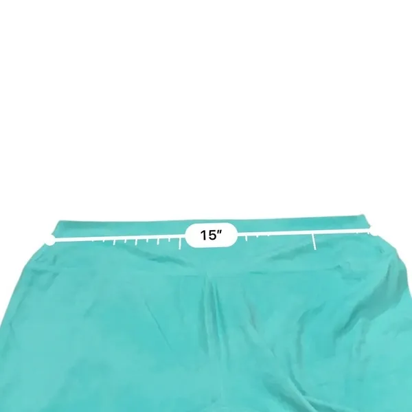 Stori Biker Shorts Womens 12 Teal Green High Rise 6.5" Yoga Workout Athletic - Image 5