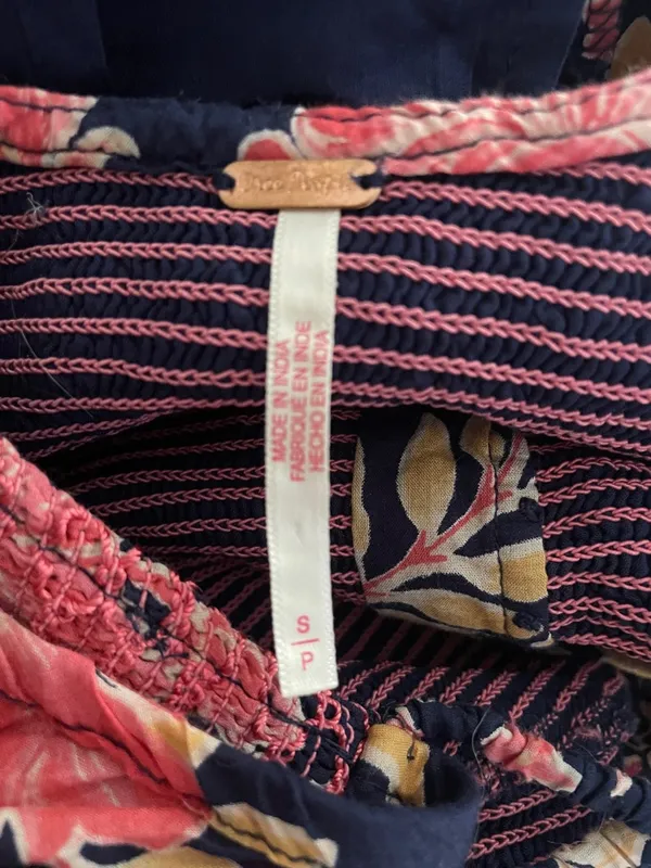 Free People A New Way Maxi Dress Navy Combo - Image 12