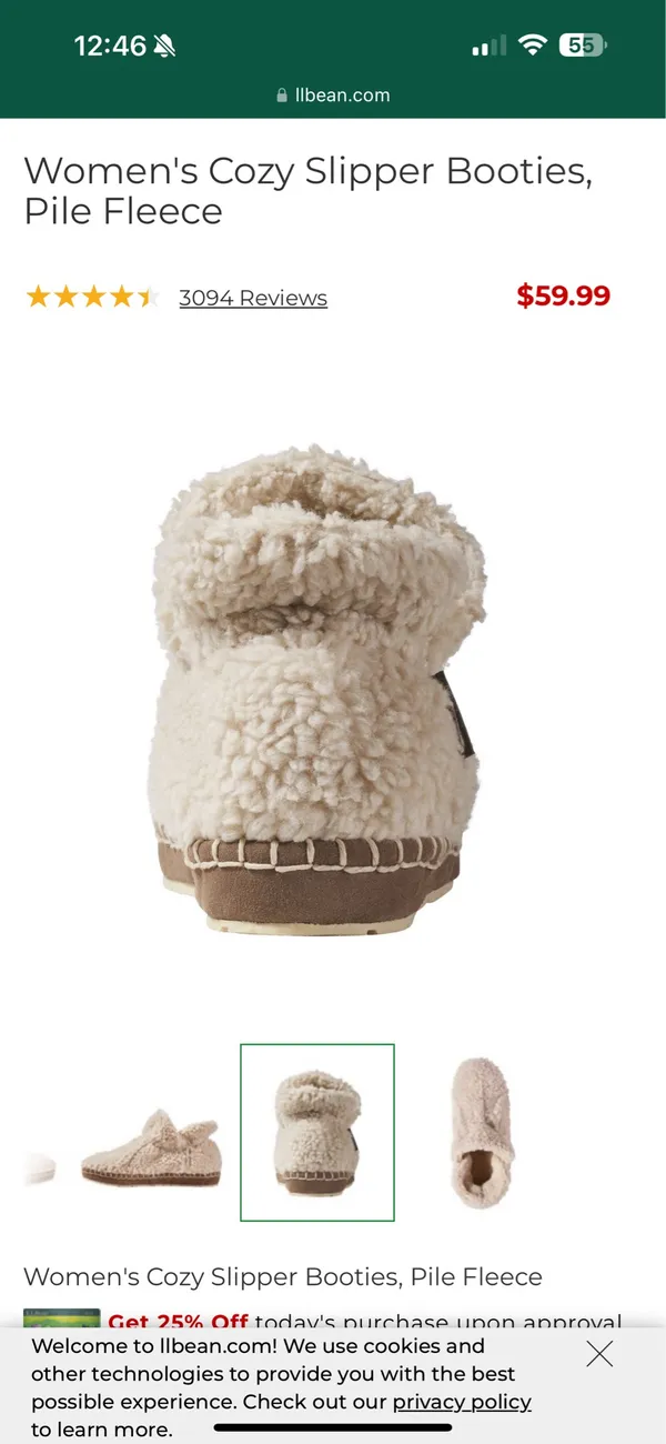 L.L. Bean Women’s Fleece Slippers - Image 3