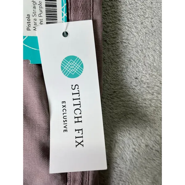 Pistola Mara Straight‎ Leg Capri Pants Light Purple High Rise Size 30 New - Image 9
