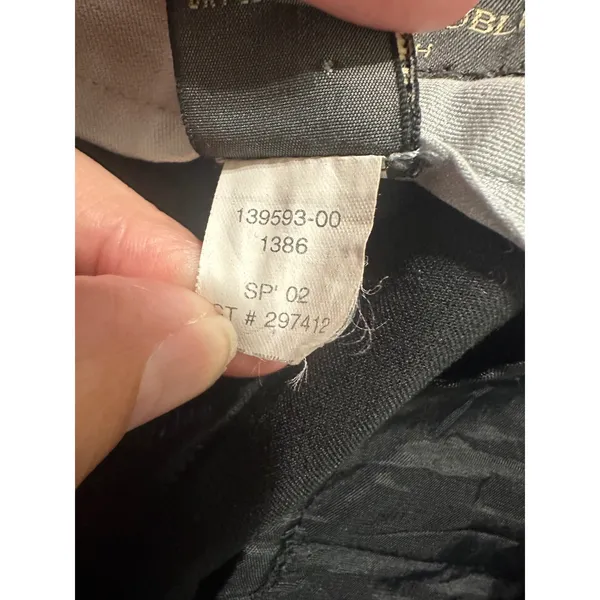 Banana Republic Vintage Essential Stretch Trouser Black Straight Leg Pants‎ 6R - Image 6
