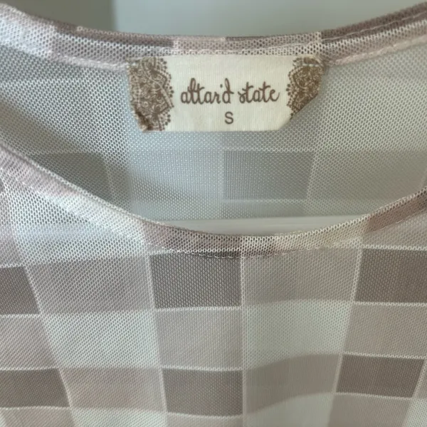 Altar’d State sheer mesh t-shirt size S - Image 3