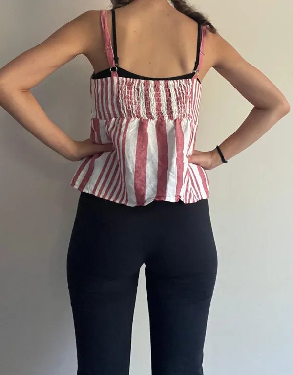 Rails Red Striped Tank Top - Image 4