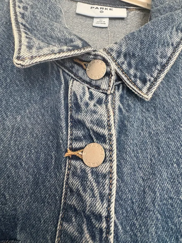 Parke x Target Denim XLarge Workwear Shacket - Image 4