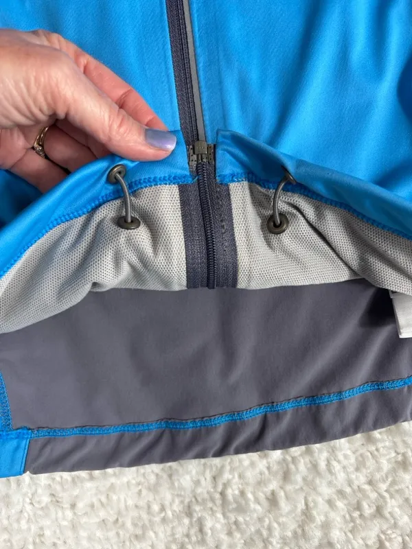 Salomon ClimaWIND Blue Gray Softshell Full Zip Jacket Women’s Medium - Image 5