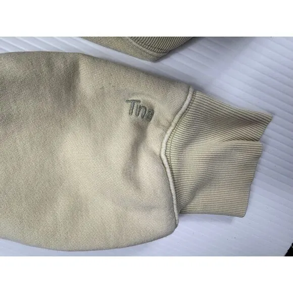 TNA Cozy AF Fleece Zip Up Hoodie Sweatshirt‎ Beige Casual Comfort Size 2 - Image 11