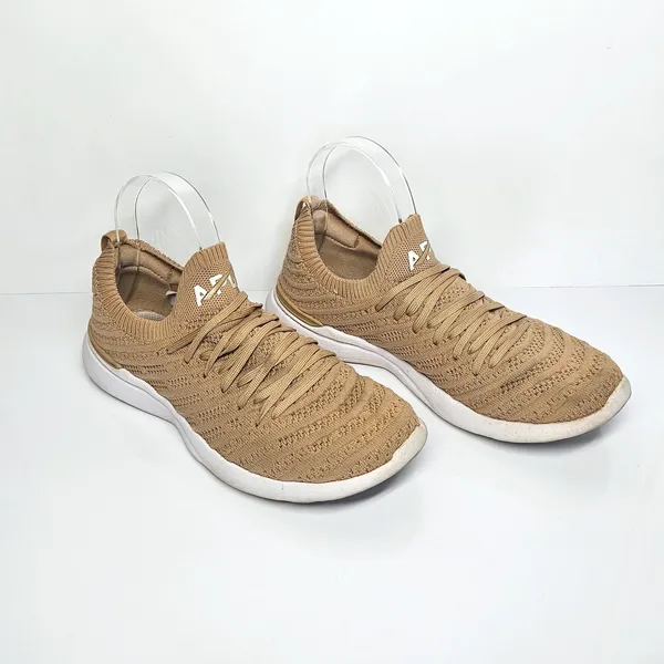 APL‎ TechLoom Wave Womens Running Shoes Tan Beige Sneakers US 7.5 - Image 8