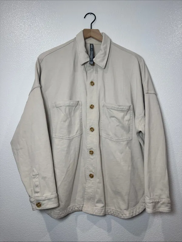 Vuori Mackenzie Shirt Jacket - Ivory/Cream size M/L - Image 2