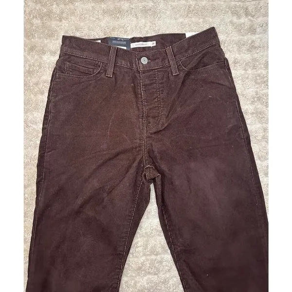 Levi's vintage-inspired button-fly Wedgie Straight corduroy pants Size 28x28 - Image 2