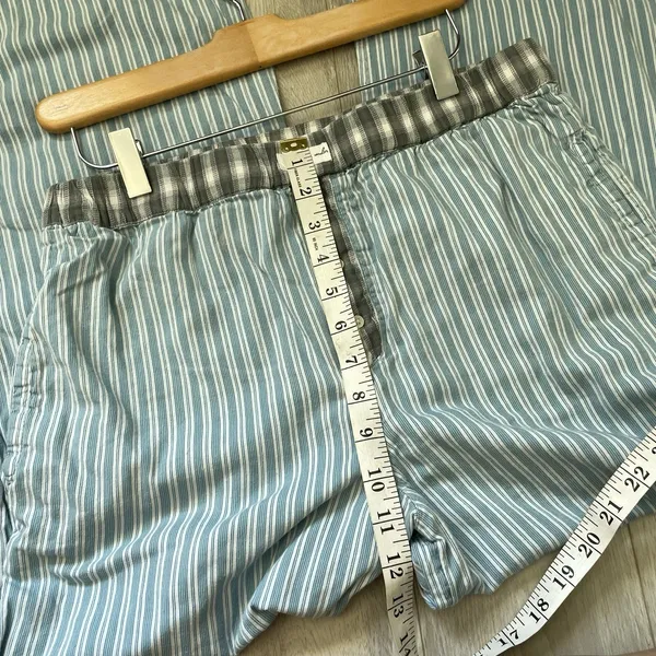 Urban Outfitters Pants cotton striped avril boxer low rise womens Blue (medium) - Image 8