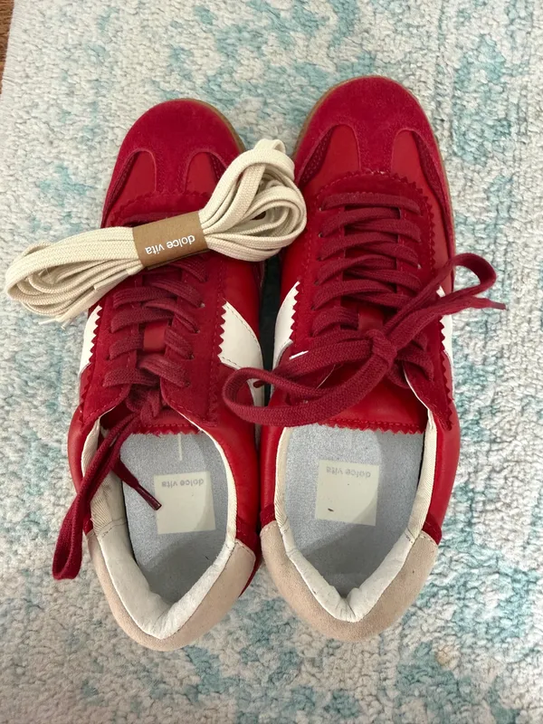 Dolce Vita Red Sneakers - Image 4