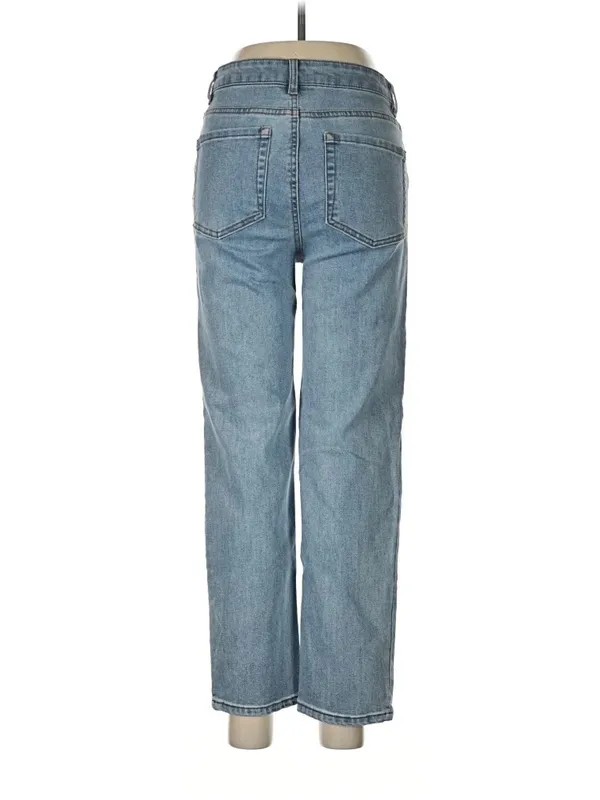 OAT New York Cloud Luxe Denim Straight Leg Jeans - Image 2