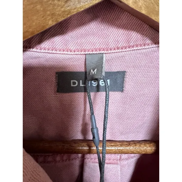 DL1961 Premium Denim Hannah SS‎ Romper Burnt Coral Size M - Image 5
