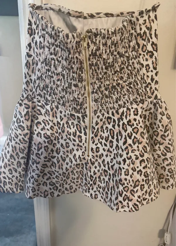 Leopard Top The Swank Company Multiple Size M - Image 2