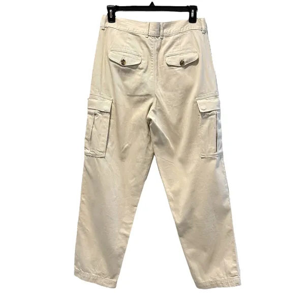 Banana Republic Beige Utility High Rise Cargo Pants‎ Size 34 (measures 29/8) - Image 3