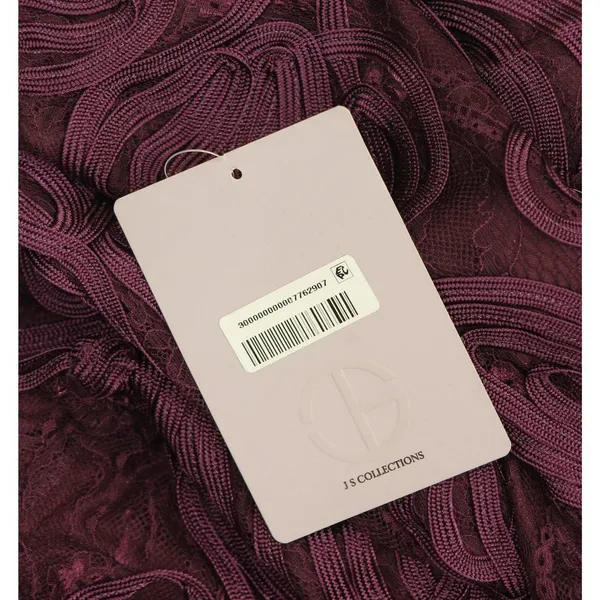 JS Collections Tea Length Fit Flare Sleeveless Bateau Neck Dress Purple 12 - Image 3
