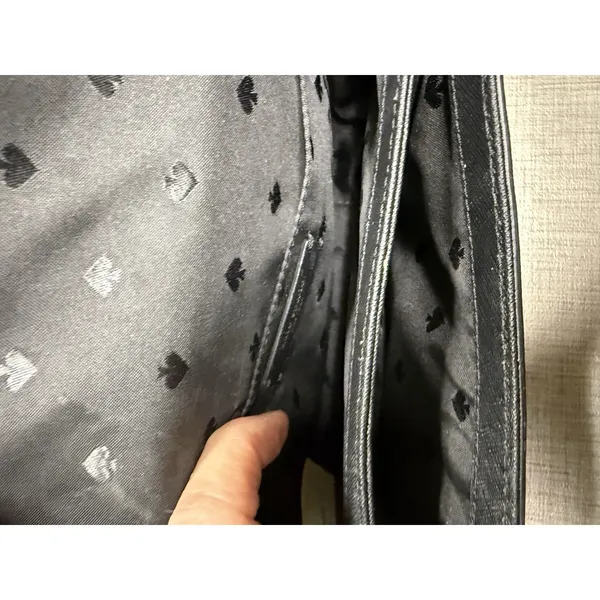 Kate Spade Black Saffiano Leather‎ Flap Style Small Crossbody Bag Purse ~ Euc - Image 10