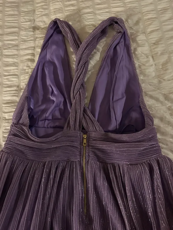 Purple Hoco Dress Size M - Image 3