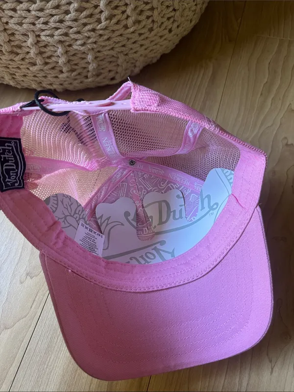 Von Dutch Pink Trucker Hat - Image 4