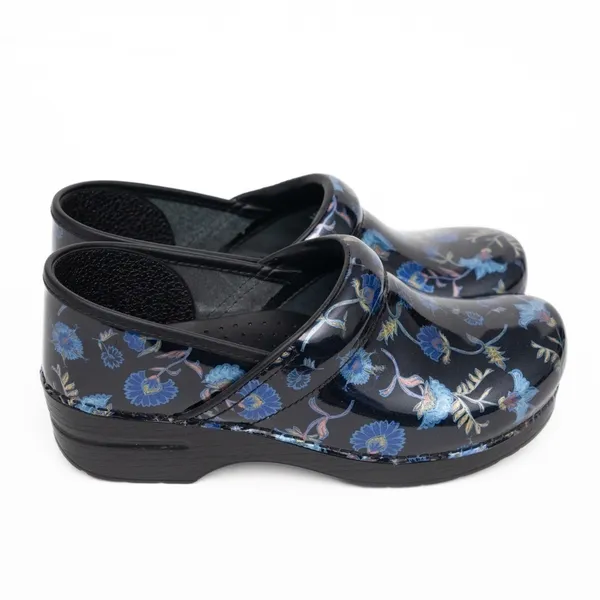 Dansko. Blue Garden Patent Clog.‎ - Image 10