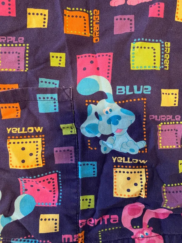 Nickelodeon Blue’s Clues Scrub Top - Image 3