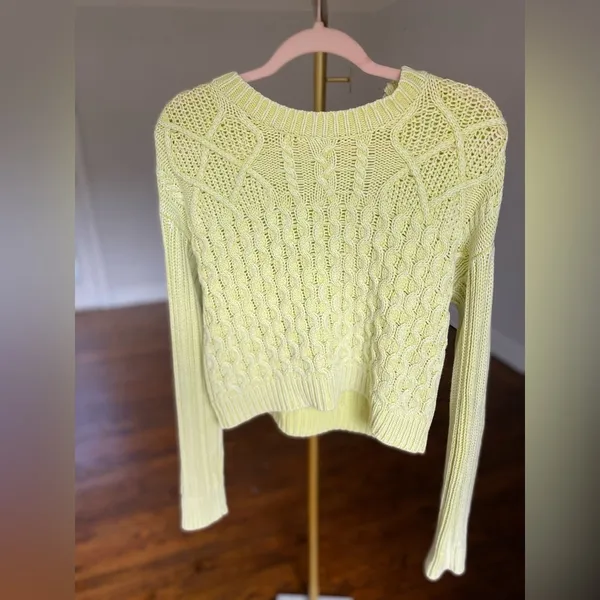 Aeropostale Chunky Knit Sweater Pullover Downtown Streetwear Soft Girl 90s Y2K‎ - Image 2