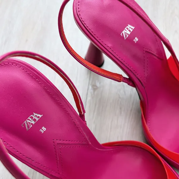ZARA Color Block Heels - Image 4