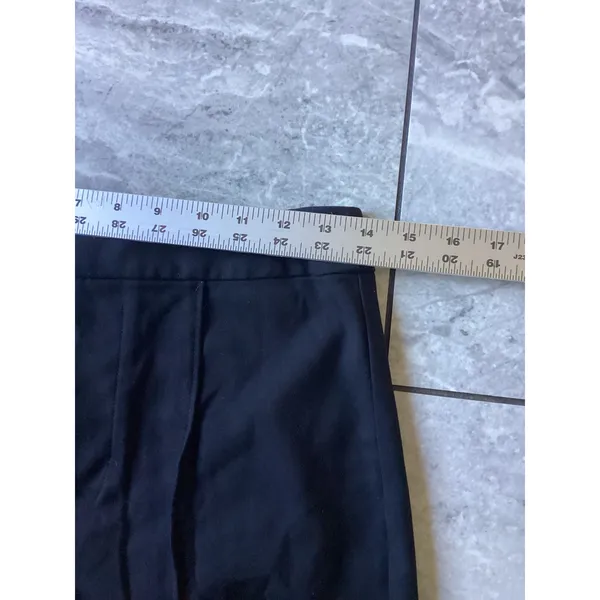 Reformation Black Pintuck High Rise Wide Leg Trousers Pants Size 6 - Image 2