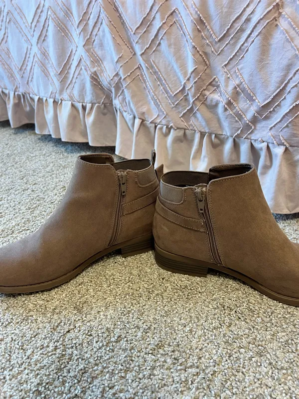 Old Navy Brown Ankle Booties 8 - Image 3