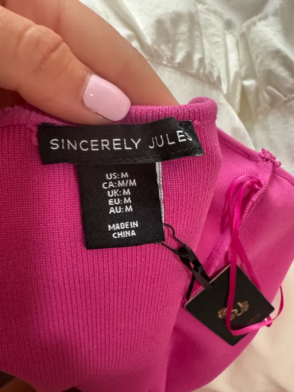 Sincerely Jules Pink mini dress - Image 2